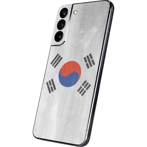 South Korean Flag Distressed Galaxy S22 Plus Skin